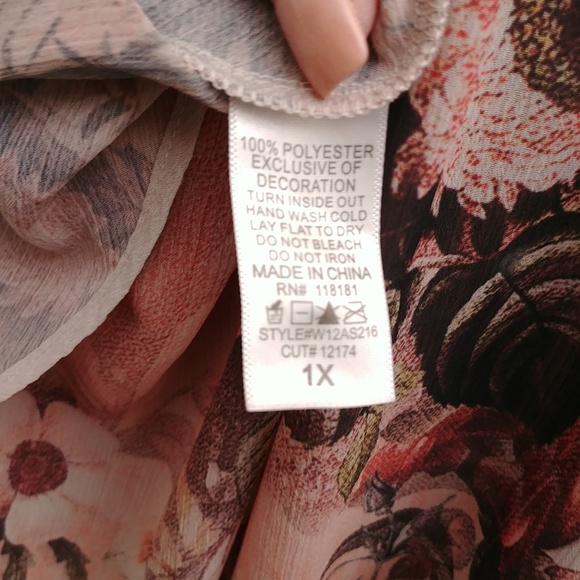 French Blue Blouse - Picture 8 of 8